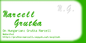 marcell grutka business card